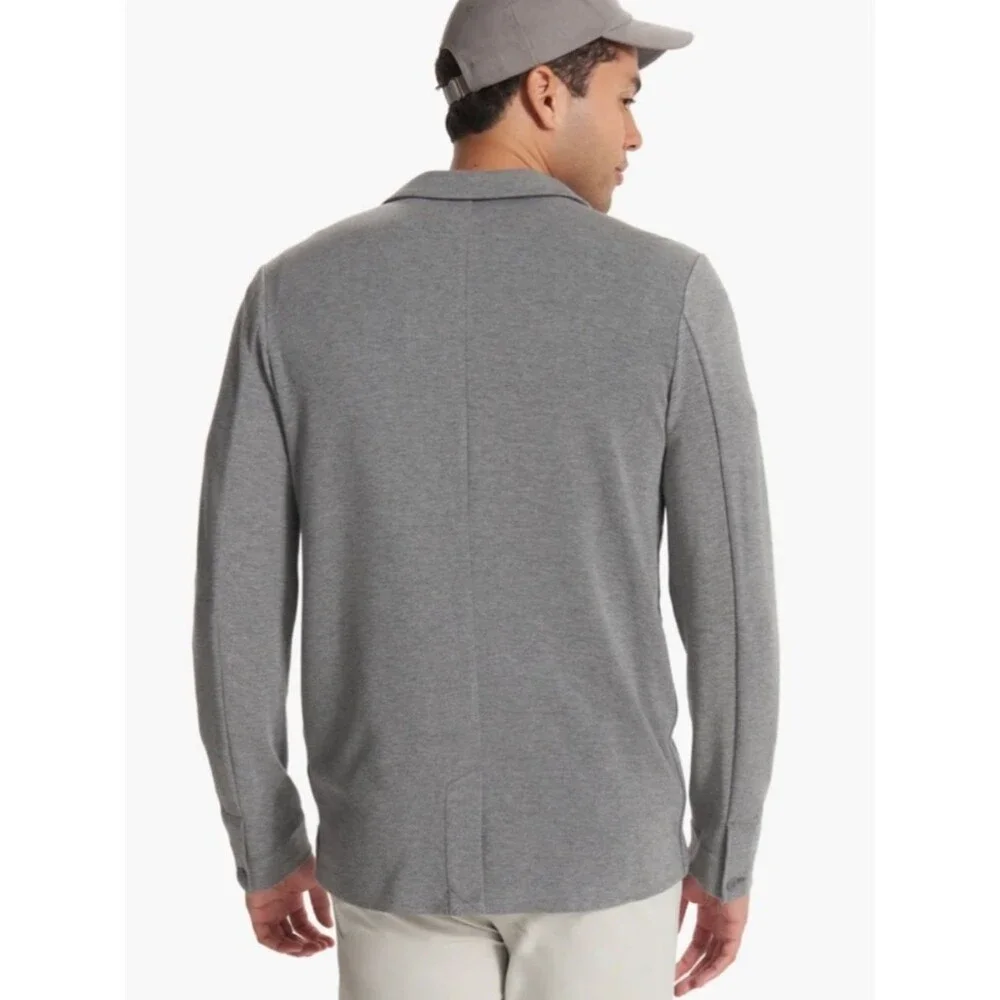NWOT Men’s Vuori Vail Blazer - Heather Gray - Size Large